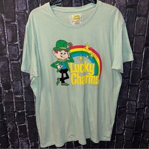 AMERICAN NEEDLE Green LUCKY CHARMS Brass Tacks T-Shirt Sz L